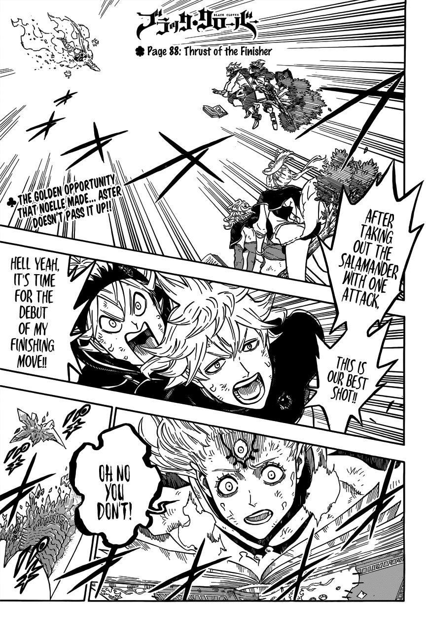 Black Clover, Chapter 88 Thrust of the Finisher