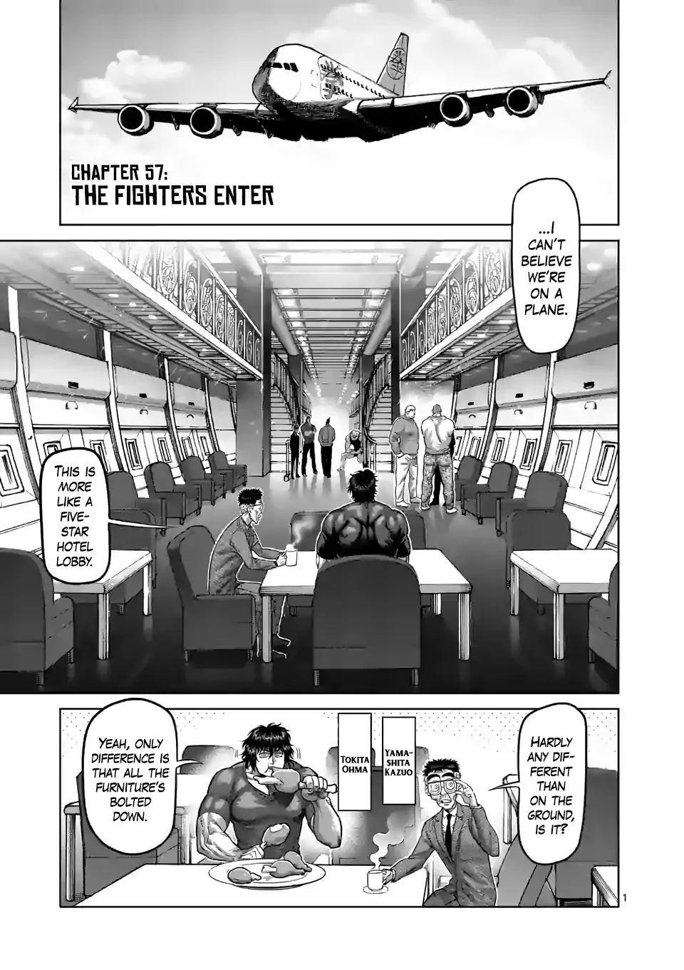 kengan Omega, Chapter 57 : The Fighters Enter