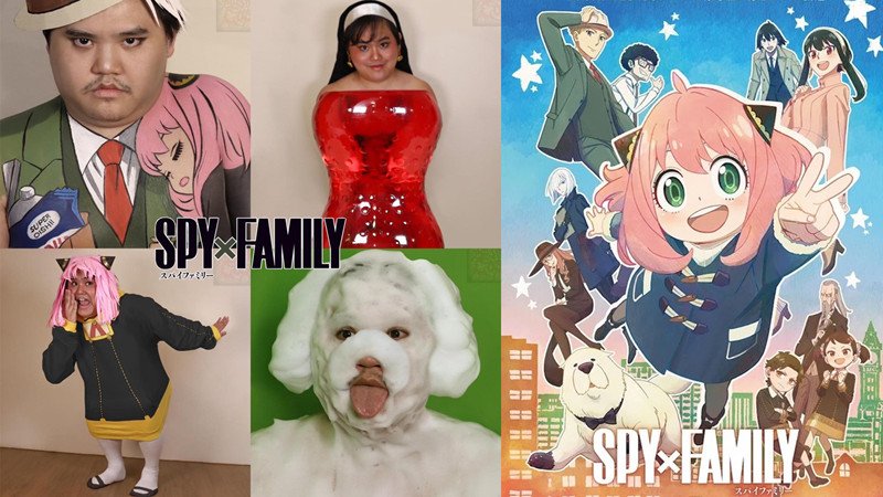 Funny Forger family cosplay in Spy X Family cheap cosplay saints before